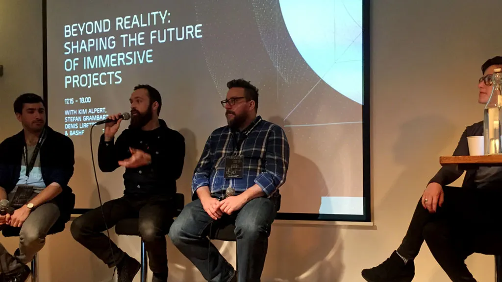 Denis on a panel in Amsterdam